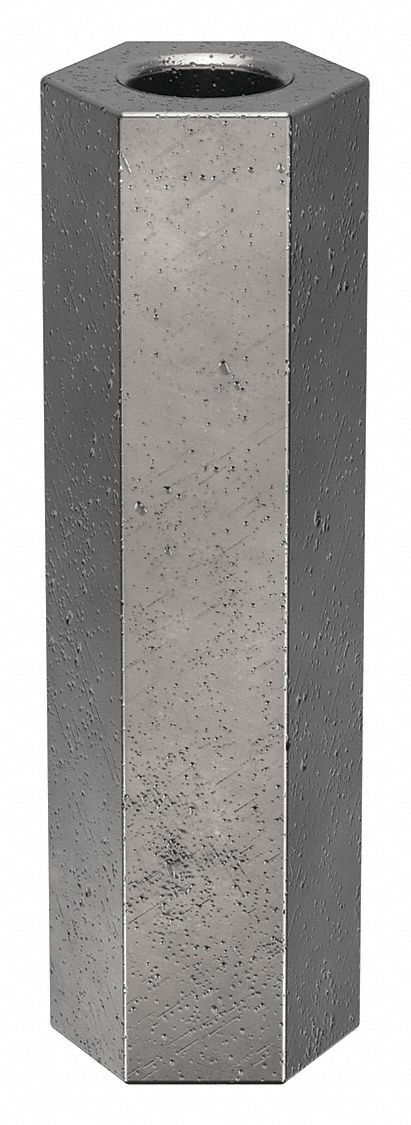 Standoff: M3-0.5 Thrd Sz, 20 mm Lg, Hex, Steel, Zinc Plated, 5.5 mm Hex Wd