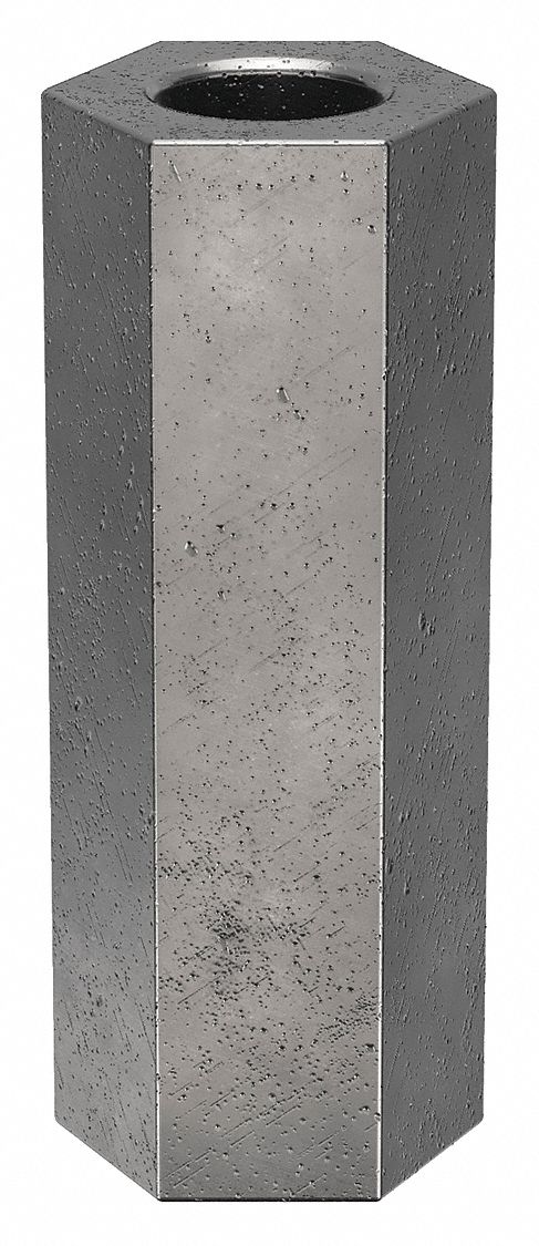 Standoff: M4-0.7 Thrd Sz, 20 mm Lg, Hex, Steel, Zinc Plated, 7 mm Hex Wd