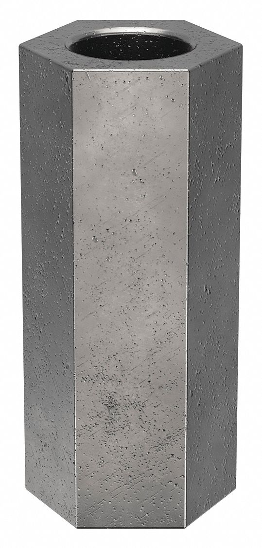 Standoff: M5-0.8 Thrd Sz, 20 mm Lg, Hex, Steel, Zinc Plated, 8 mm Hex Wd