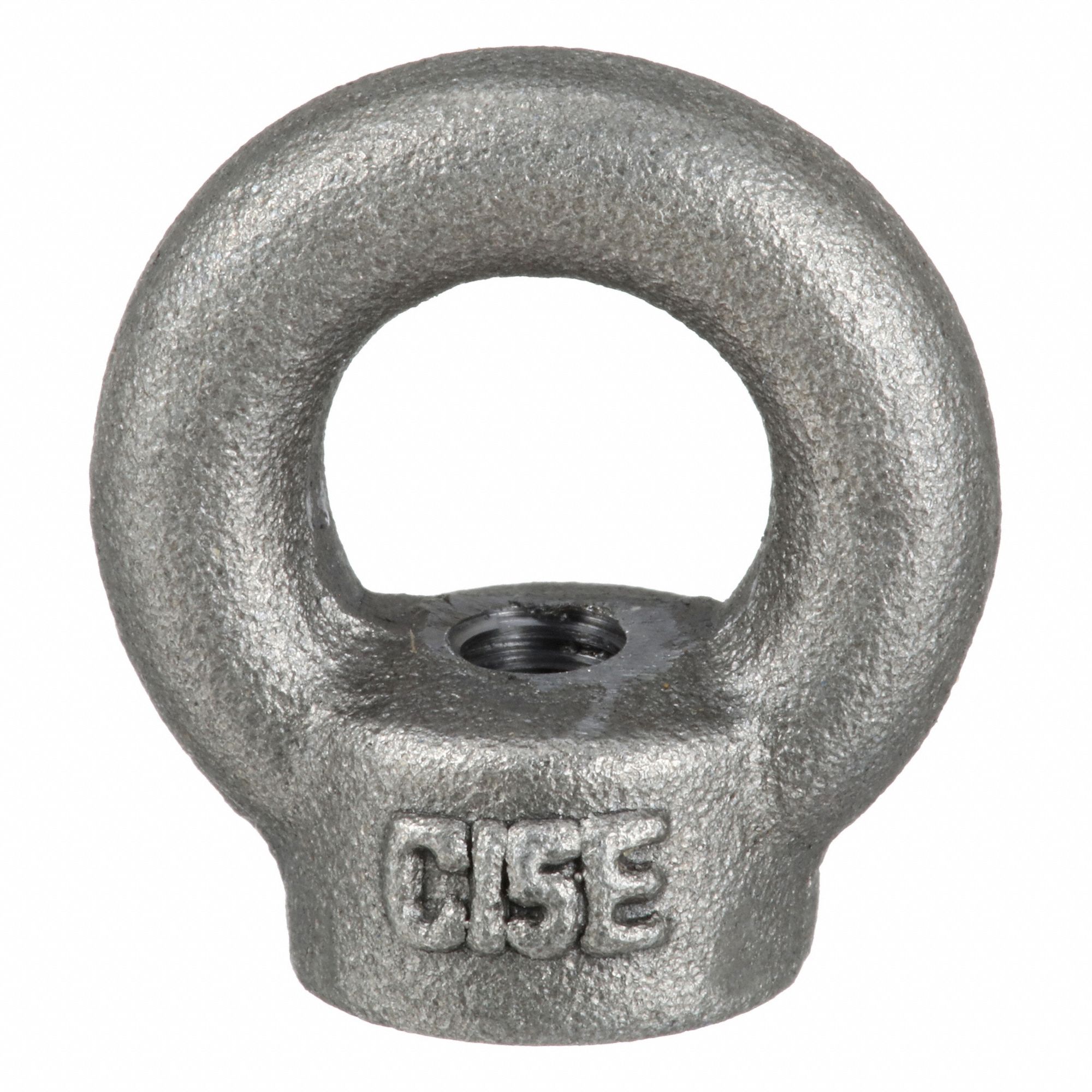 Lifting Eye Nut: M6x1.00 Thread, Steel, Black Oxide, Round, 20 mm Inside Dia, Lifting Eye Nut, 25 PK