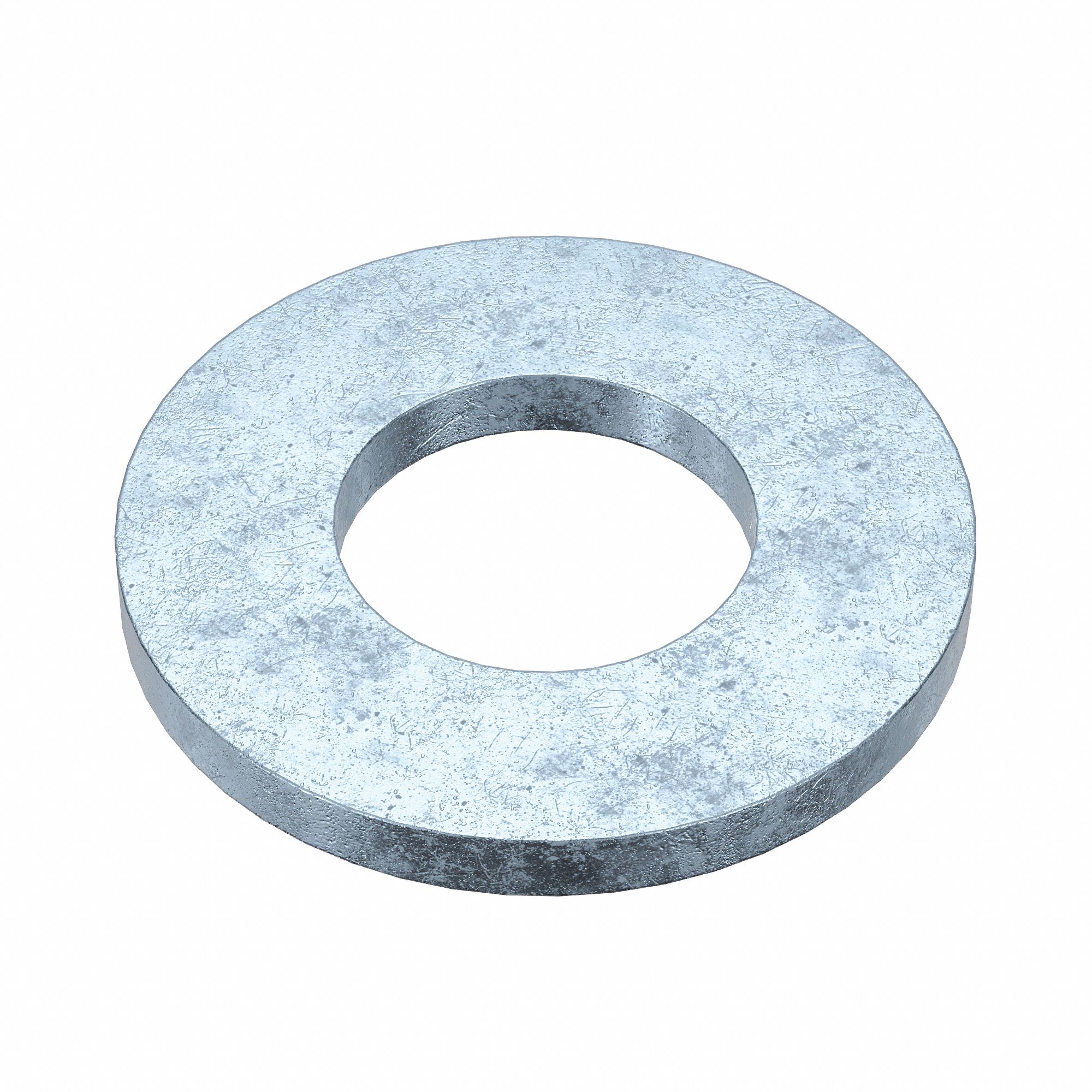 Small O.D. Flat Washer: Case Hardened, Zinc Plated, Steel, M2.6 Screw Sz, 2.7 mm In Dia, 100 PK