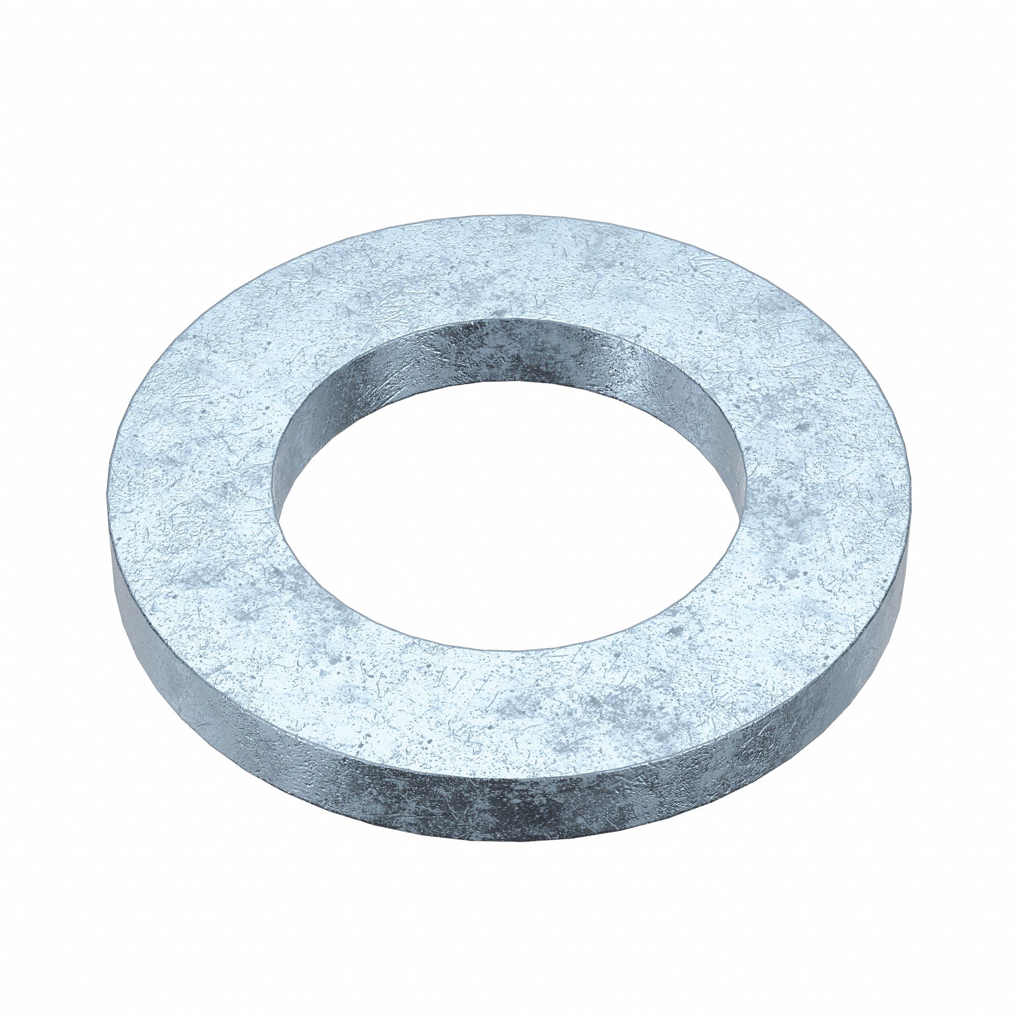 PLAIN WASHER, FOR M5 SCREW, STEEL, GRADE 2, ZINC PLATED, 5.3MM IN DIA, 9MM OD, 100 PK