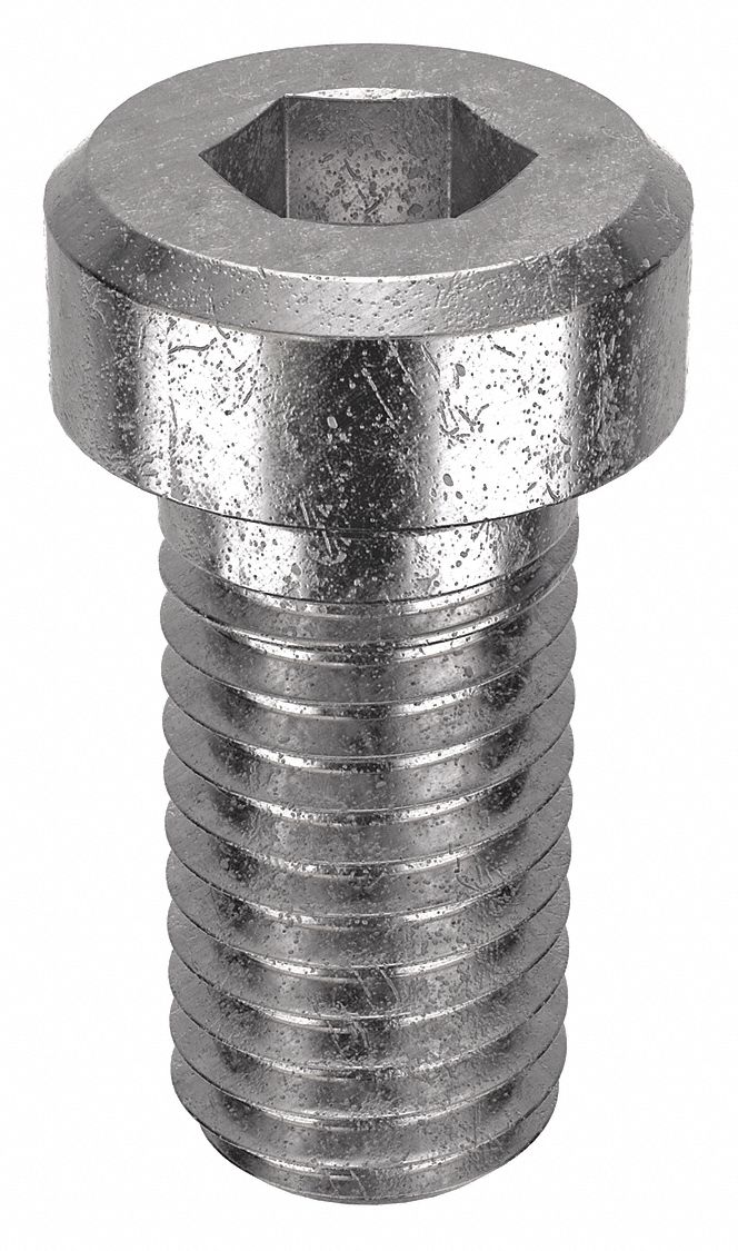 Socket Head Cap Screw: M12x1.75 Thread Size, 25 mm Lg, Low-Profile Std, Plain, 18-8, 25 PK