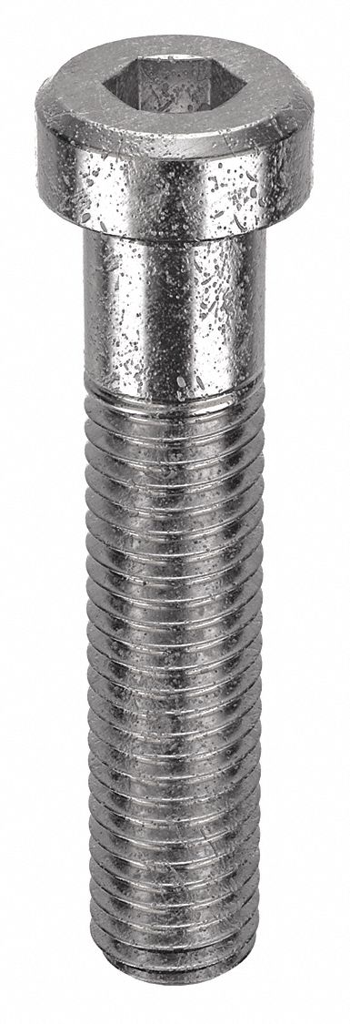 Socket Head Cap Screw: M12x1.75 Thread Size, 60 mm Lg, Low-Profile Std, Plain, 18-8, 25 PK