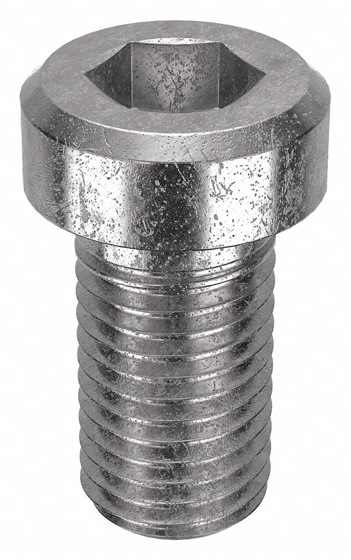 Socket Head Cap Screw: M16x2.00 Thread Size, 30 mm Lg, Low-Profile Std, Plain, 18-8, 25 PK