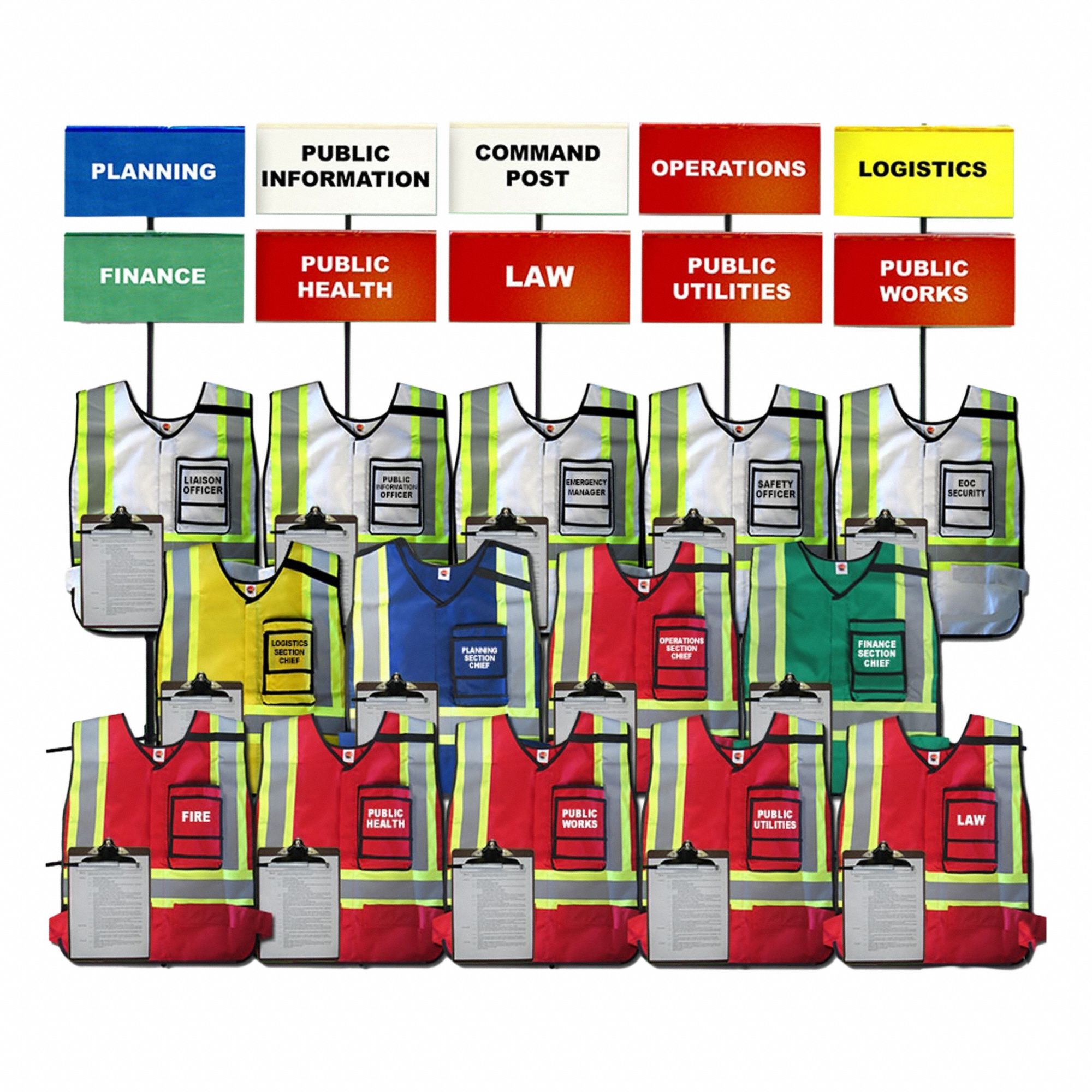 TROUSSE DRAPEAUX/GILETS EOC,44 PC