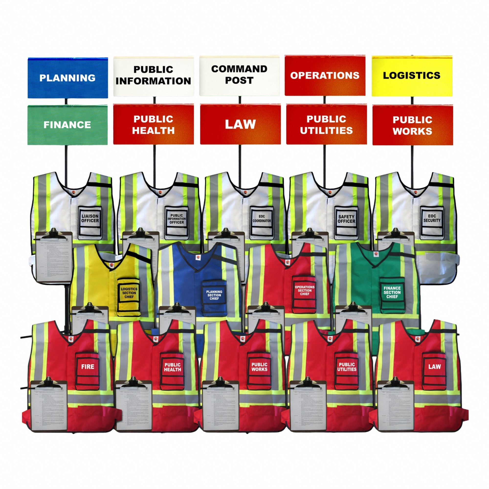 EOC Flag/Vest Kit: Synthetic Nylon