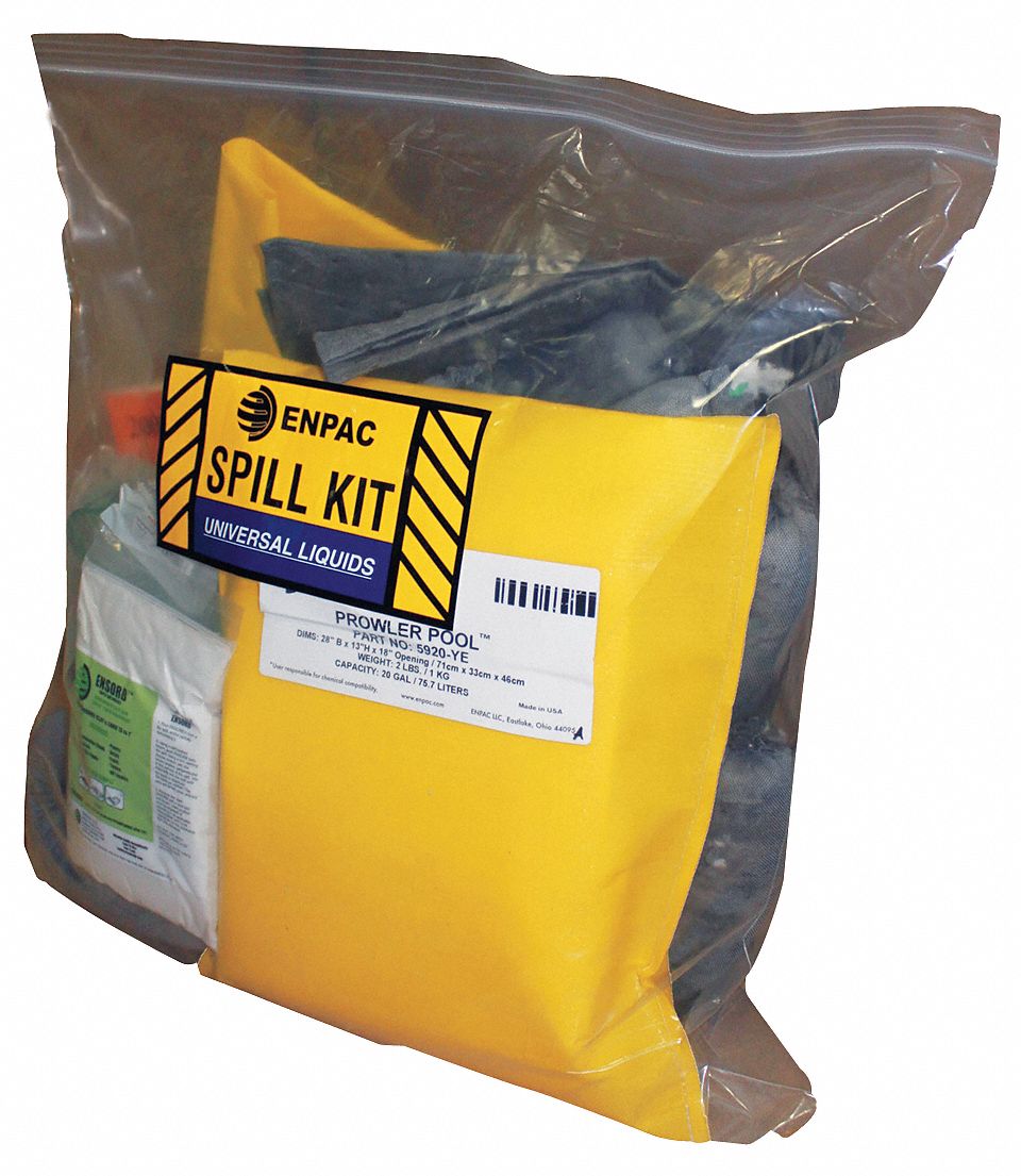 Enpac Vehicle Spill Kit Chemhazmat 38e79613 Elht U Grainger 6774