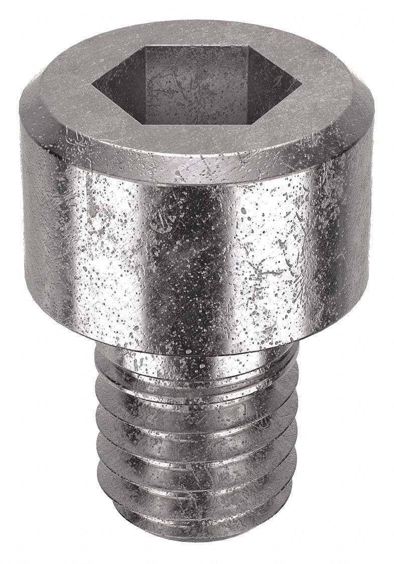 Socket Head Cap Screw: M6x1.00 Thread Size, 8 mm Lg, Std, Plain, Stainless Steel, 316, 50 PK