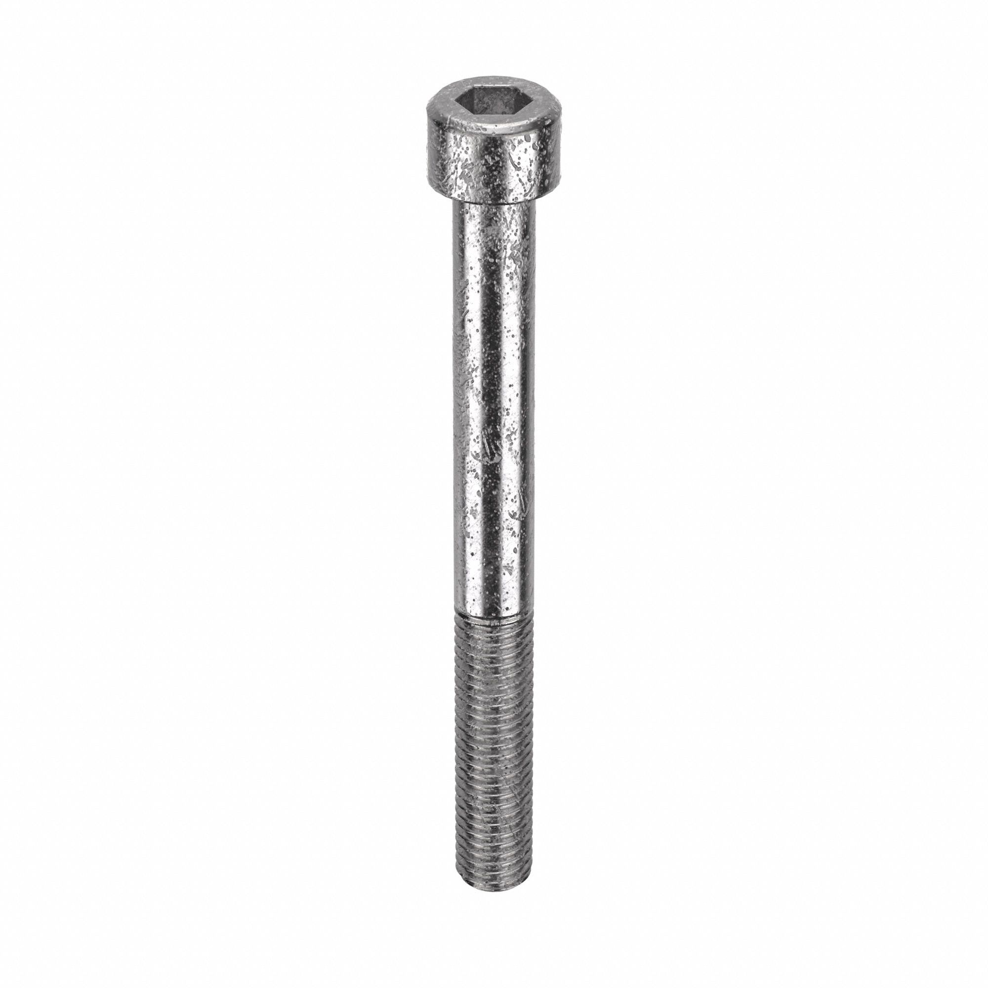 Socket Head Cap Screw: M10x1.50 Thread Size, 100 mm Lg, Std, Plain, Stainless Steel, 316, 25 PK