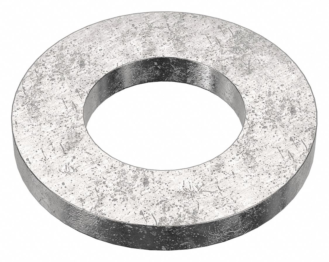 PLAIN WASHER, FOR SCREW SIZE M7, STAINLESS STEEL, 316, PLAIN, 7.4MM IN DIA, 14MM OD, 50 PK