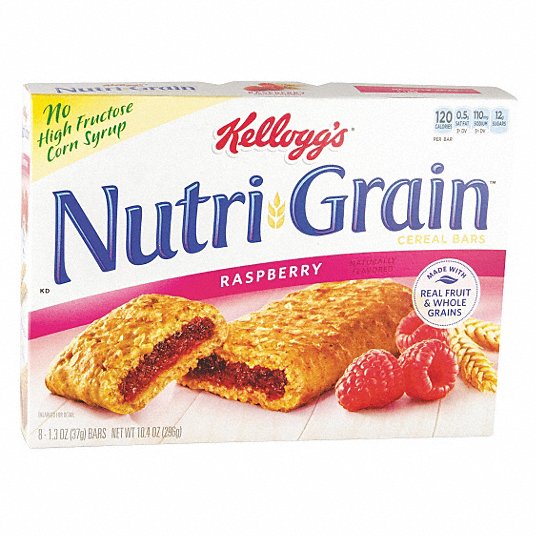 Kellogg's(R) Nutri-Grain(R) Cereal Bars: Raspberry, 1.3 oz Size, 16 PK