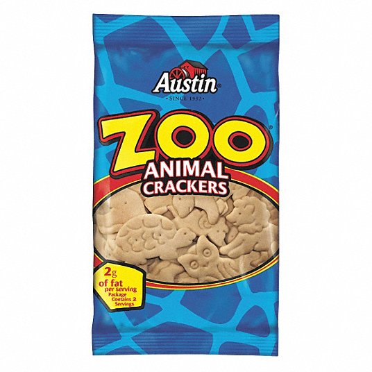 Austin(R) Zoo Animal Crackers: Original, 2 oz Size, 80 PK