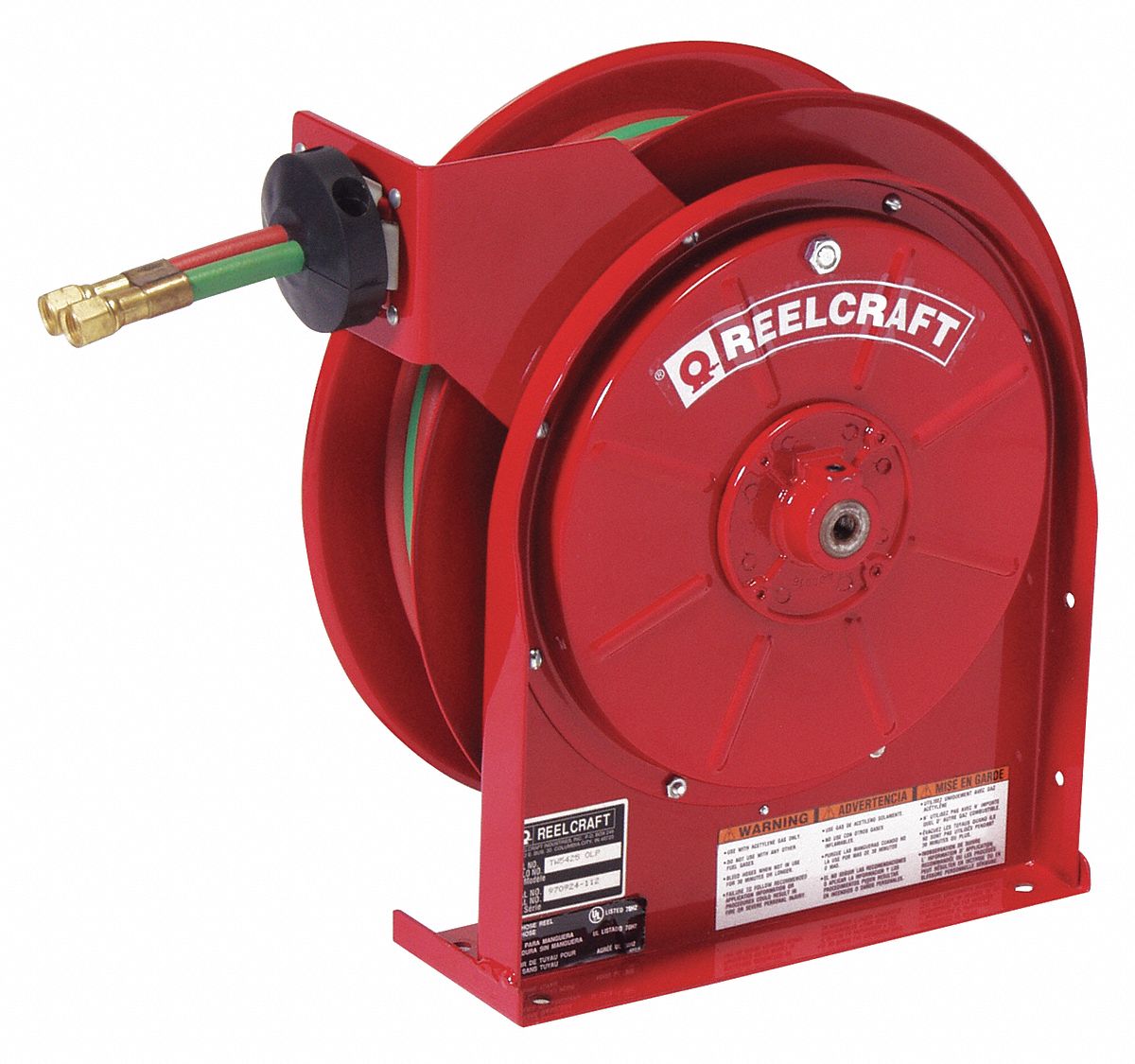 38EE86 - Hose Reel 1/4in. dia. 25 ft. Grade R