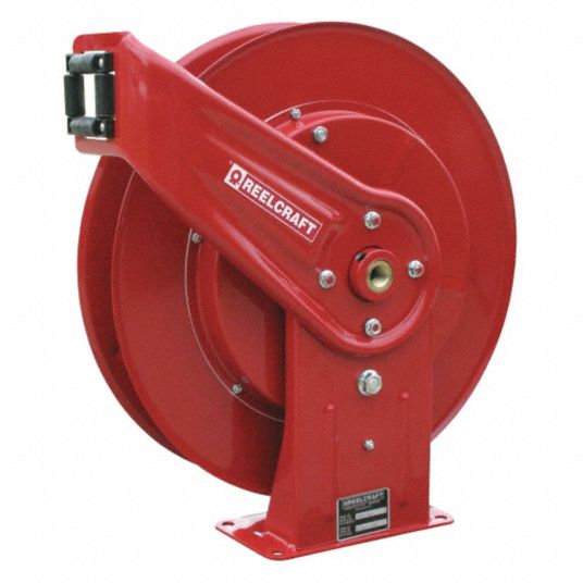 REELCRAFT Spring Return Hose Reel, Air, Water, Maximum Operating ...