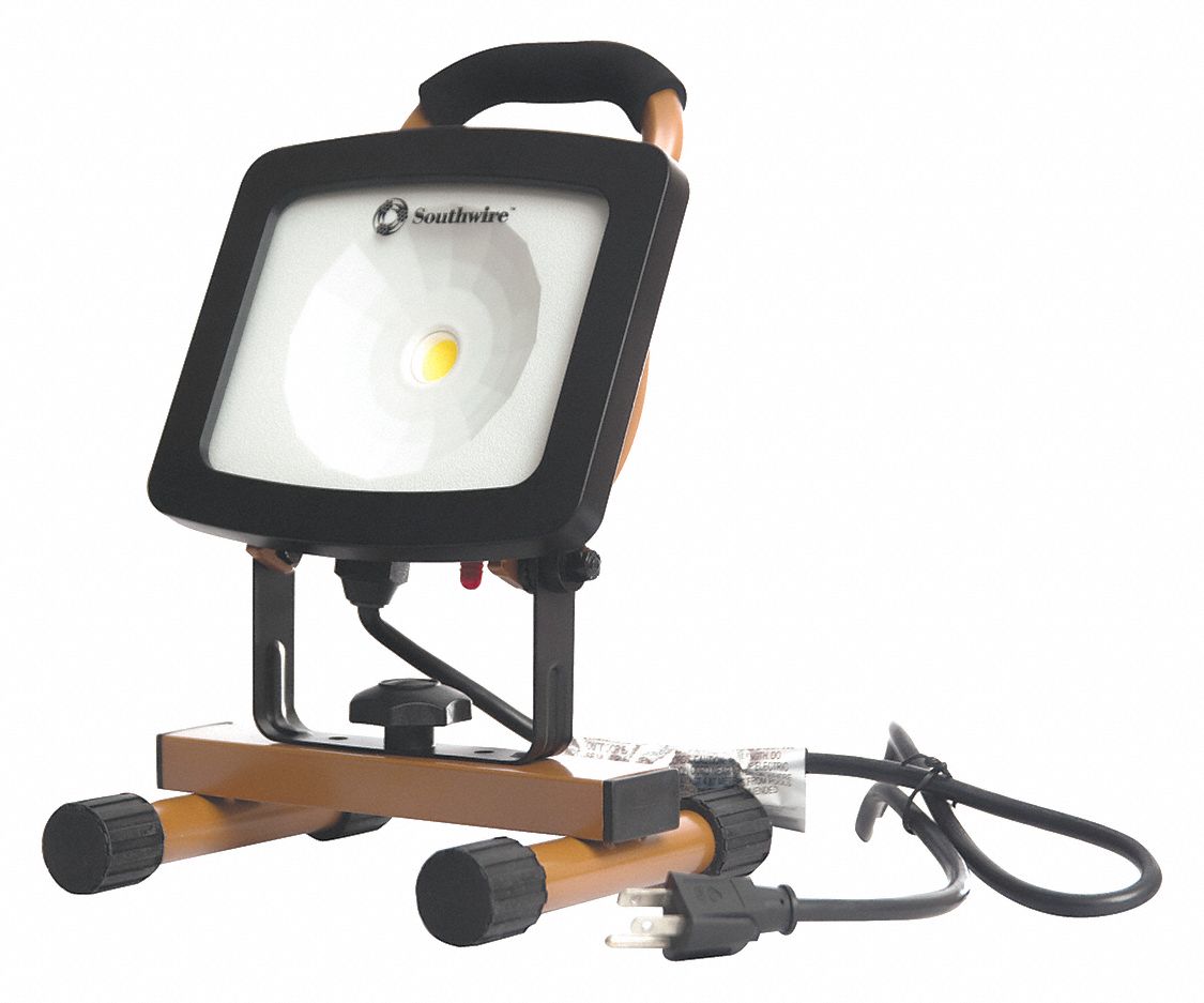 SOUTHWIRE Temporary Job Site Light, LED, 23W, 1474 lm 38EG66411015