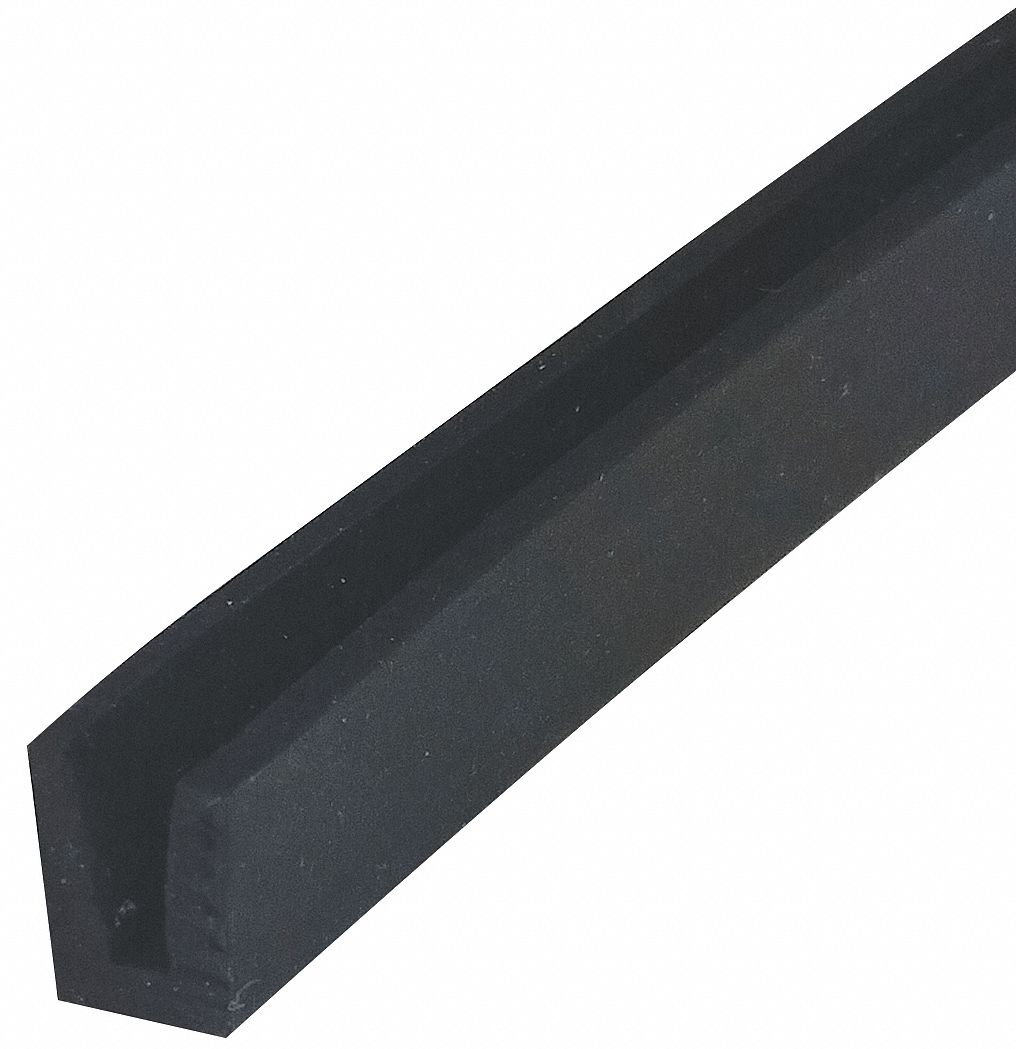 3HCF9 - Edging EPDM A 1/2 x 5/8 In 100 Ft L Blk
