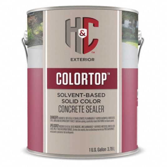 H&C Gloss Acrylic Concrete Dustproofer Floor Sealer, Sandstone, 5 gal