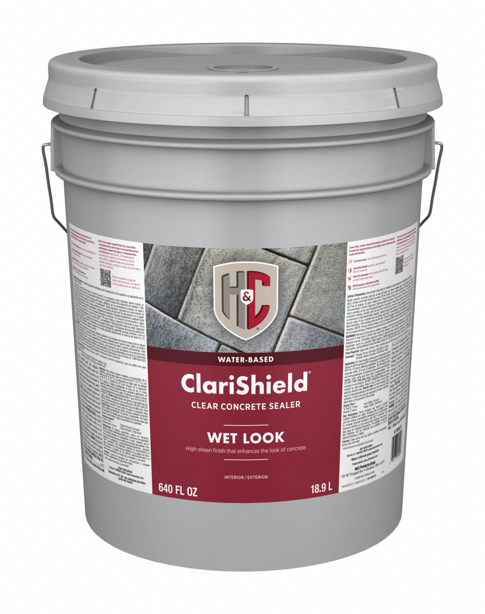 ClariShield® Oil-Based Gloss Clear Sealer - H&C® Concrete