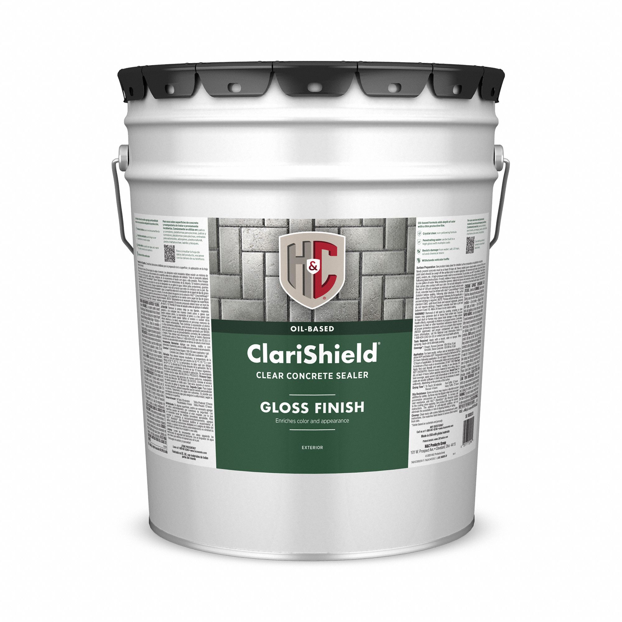 ClariShield® Oil-Based Gloss Clear Sealer - H&C® Concrete