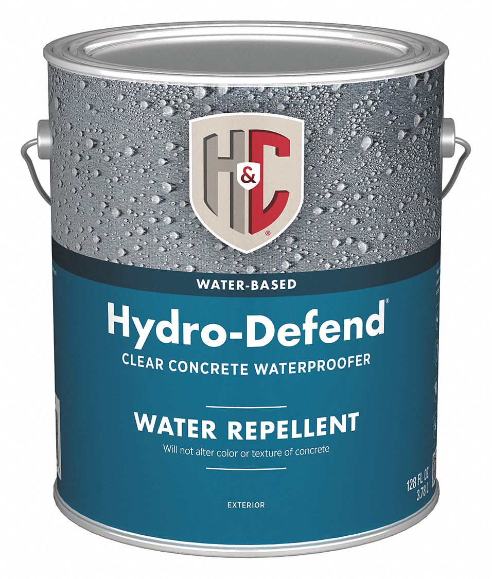H&C Matte Siloxane Concrete Dustproofer Floor Sealer, Clear, 1 gal