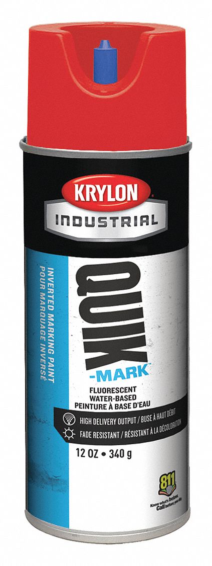 Marking Paint, Color Family Reds, Color Fluorescent Red - Grainger