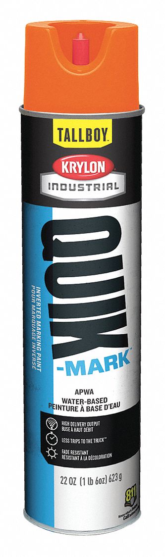 INVERTED MARKING PAINT,FLUORSCNT ORANGE