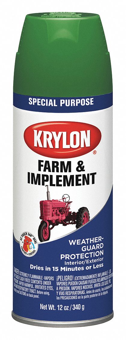 SPRAY PAINT,HIGH GLOSS,KUBOTAORANGE,12OZ