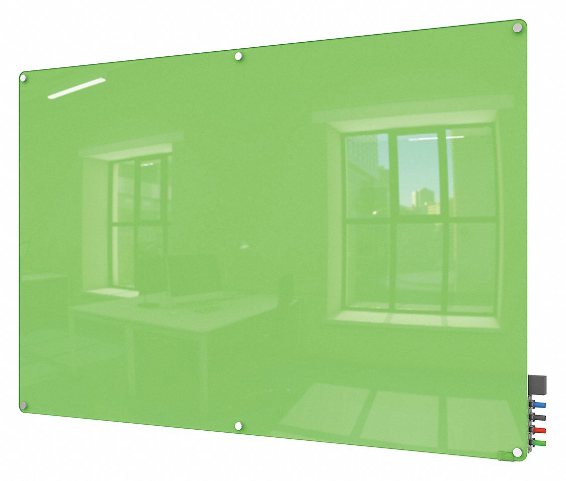 Wall Mounted, 48 in Dry Erase Ht, Dry Erase Board 38ET14HMYRN46GN