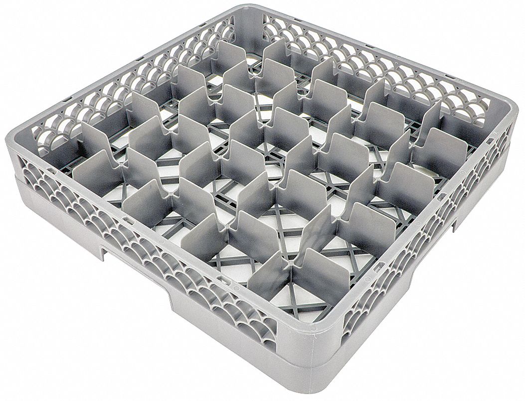 GLASS RACK,25-COMPARTMENTS,FOR REC25