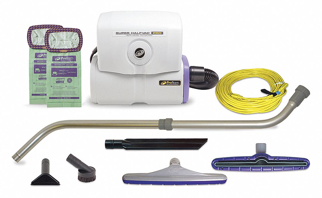 PROTEAM, 106 cfm Vacuum Air Flow, 10.5 lb Wt, Backpack Vacuum 38EW24107325 Grainger