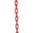 PLASTIC CHAIN,1-1/2 IN. X 500 FT. L,RED