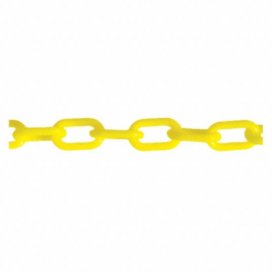 MR. CHAIN Plastic Chain: Outdoor or Indoor, 2 in Size, 500 ft Lg ...