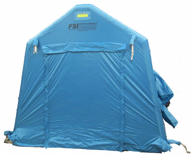 FSI Inflatable Emergency Shelter System 10 ft Lg, 10 ft Wd, 9 ft Ht
