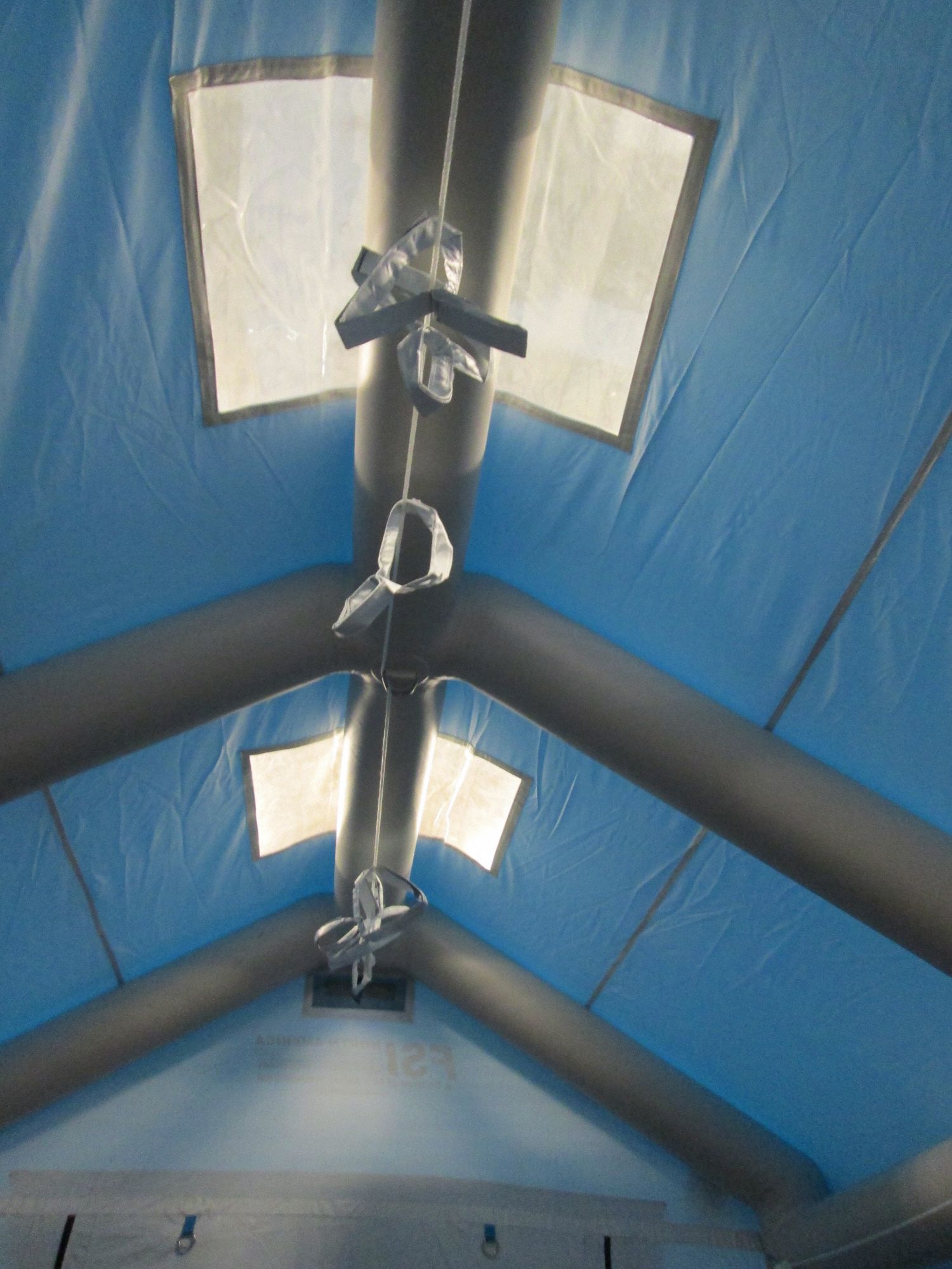 FSI Inflatable Emergency Shelter System 10 ft Lg, 10 ft Wd, 9 ft Ht