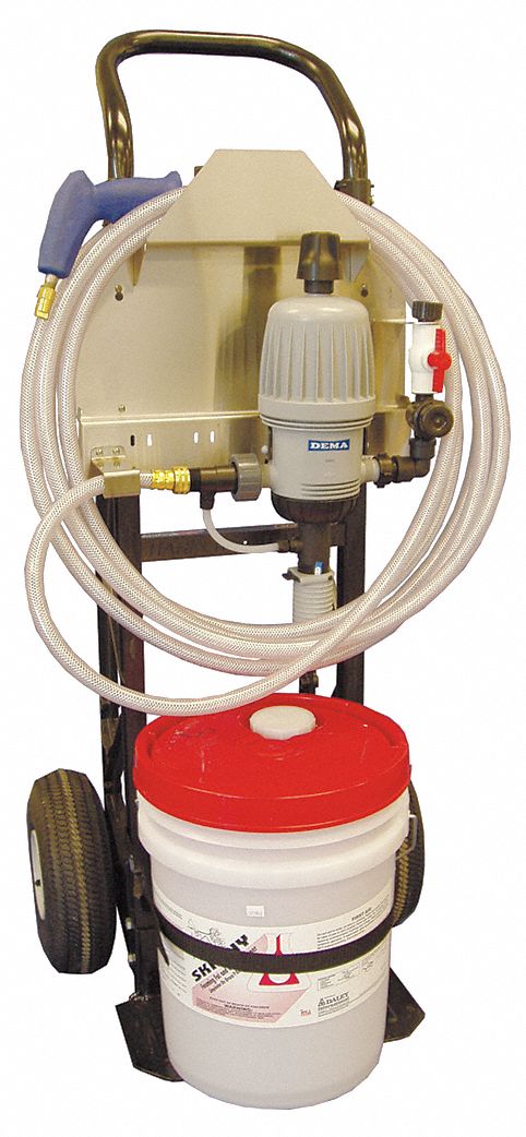 Cart Mounted Wheeled Detergent Injector