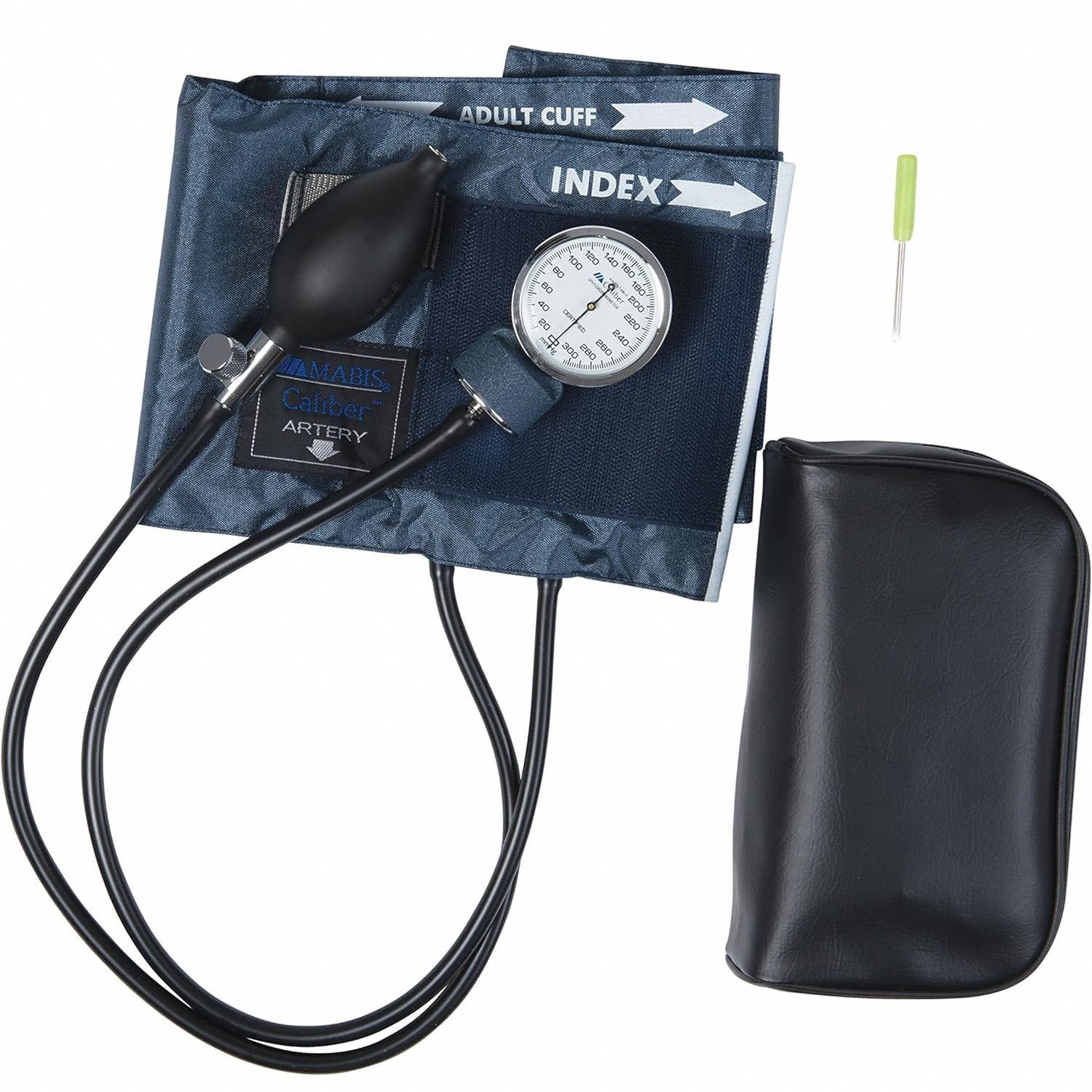 Blood Pressure Unit: Blood Pressure Unit, Arm, Adult, Nylon, Adult Cuff Named Size, Blue