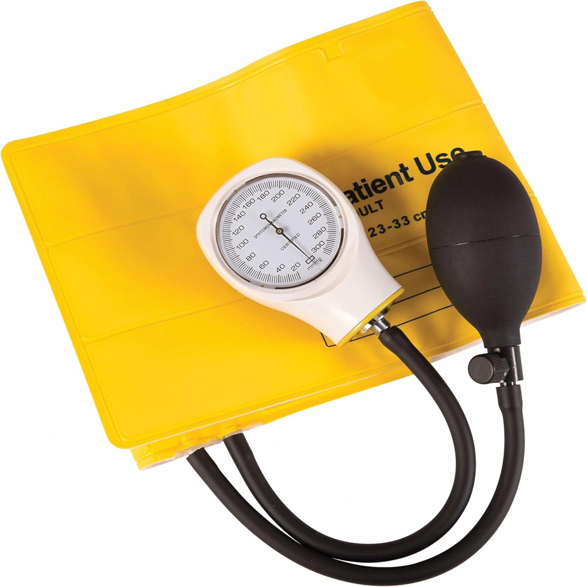 Blood Pressure Unit: Blood Pressure Unit, Arm, Adult, Vinyl, Adult Cuff Named Size, Single Use