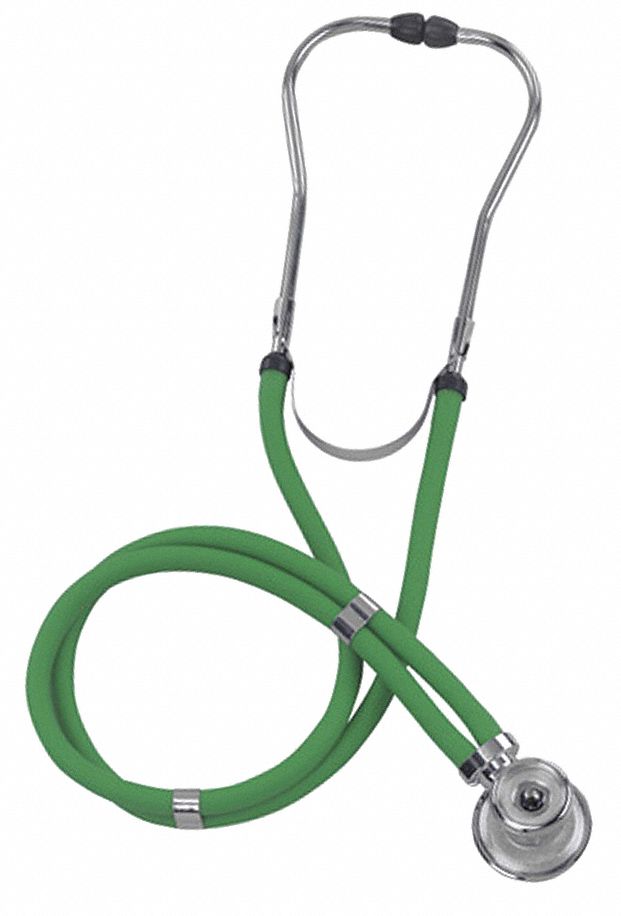 Sprague Rappaport Stethoscope, Single Head, 30" Length, Adult, Green