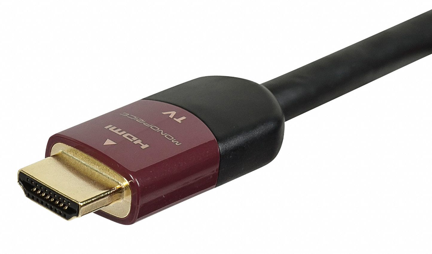 GRAINGER APPROVED 30 ft High Speed HDMI Cable, Black; For Use With Home