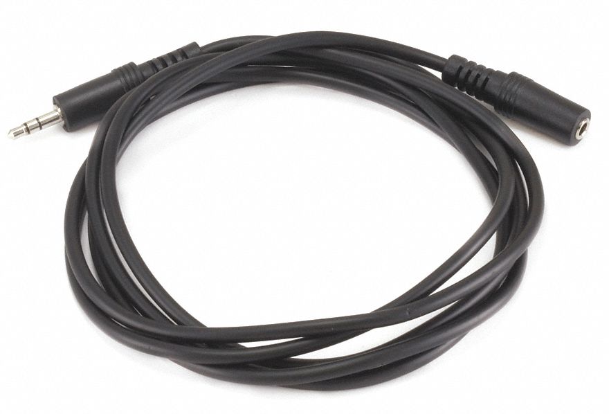 AUDIO CABLE,3.5MM,M/F,6 FT