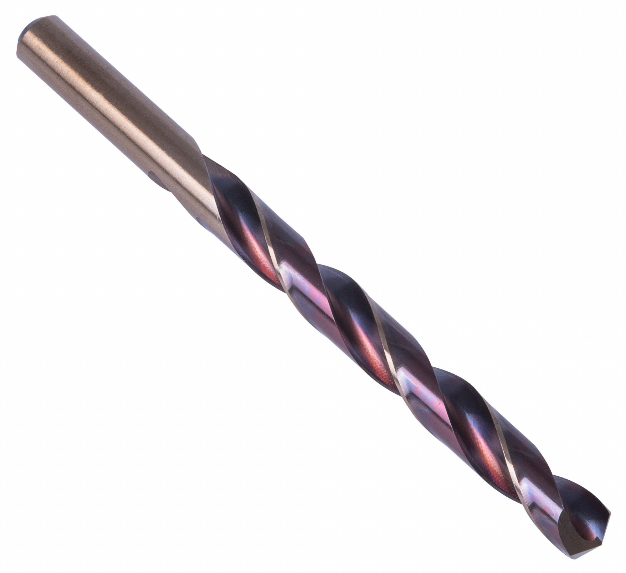 PRECISION TWIST DRILL Jobber Drill Bit, No.44, Bronze, HX18 38FL54