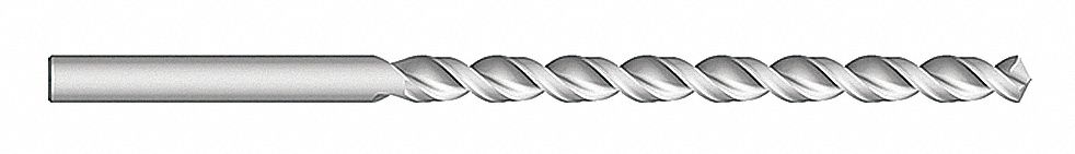 Extra Long Drill, 156mm, Bright, 130Deg