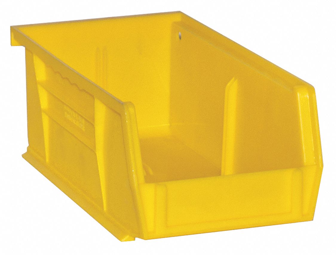 HANG AND STACK BIN, 4 IN X 3 IN, YELLOW, PB30220-21