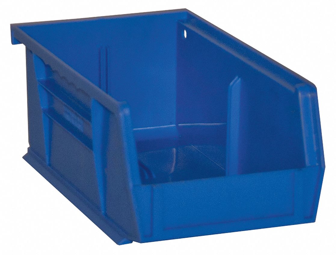 HANG AND STACK BIN, 4 IN X 3 IN, BLUE, PB30220-52