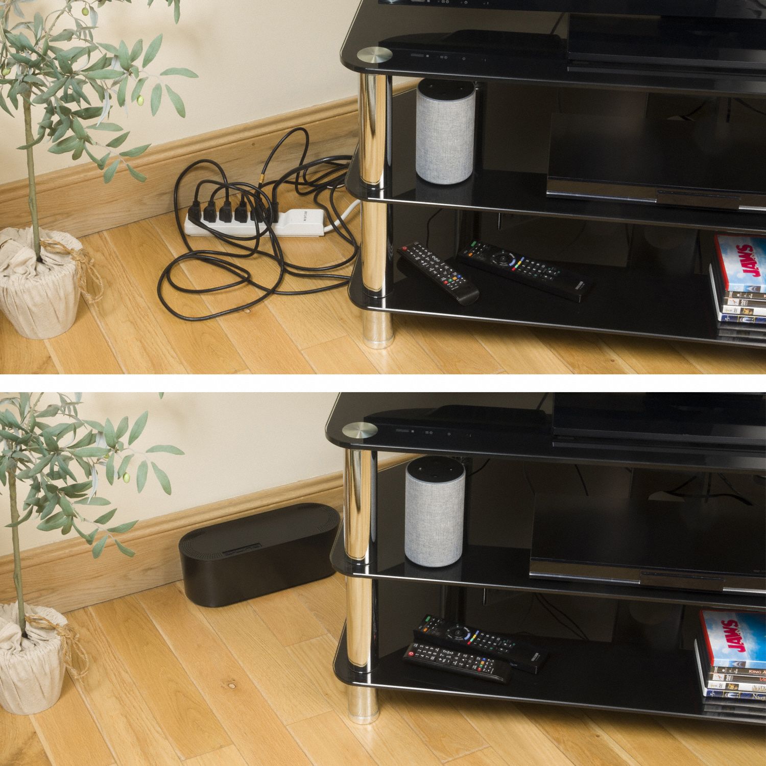 DLINE Cable Management Box 38G187 US/CTUSMLB/SW/GR Grainger