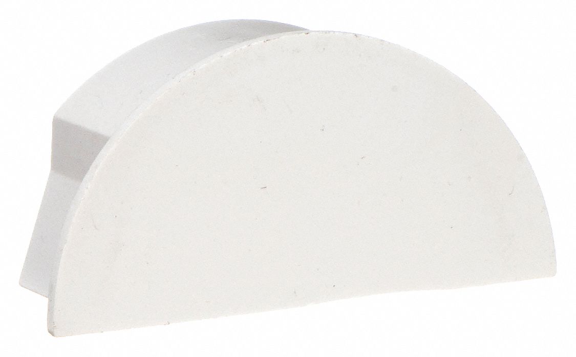 Maxi Plus Raceway End Cap, White