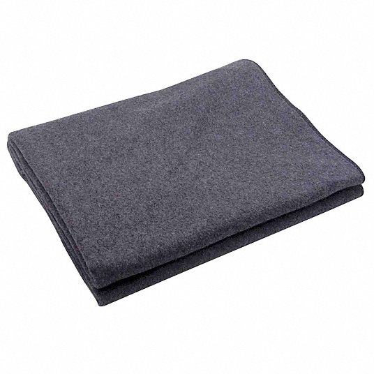MEDSOURCE, Gray, Wool, Emergency Blanket - 38G255|MS-40520 - Grainger