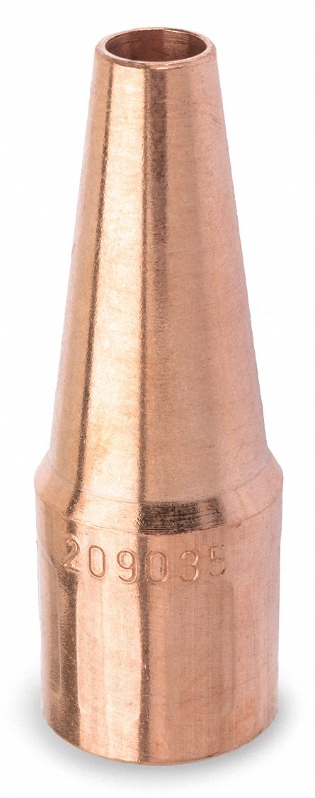 MILLER NOZZLE, FASTIP, ⅜ IN BORE DIAMETER, TAPERED, COPPER 