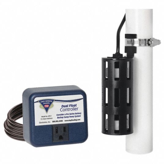 PHCC PRO SERIES Float Switch, Switch Actuation Tether Float, Electrical